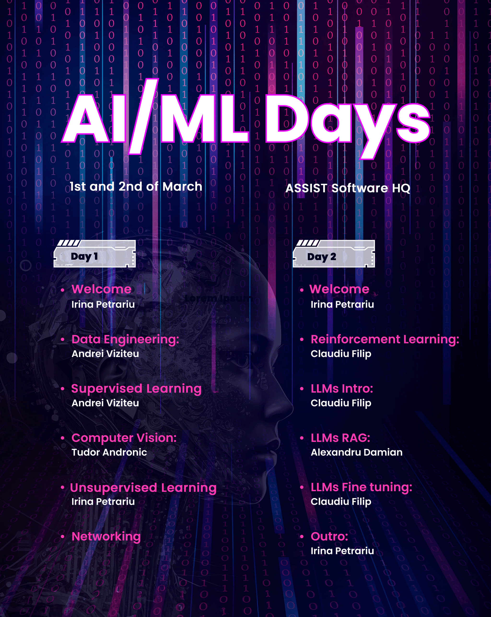 AI/ML course classes ASSIST Academy