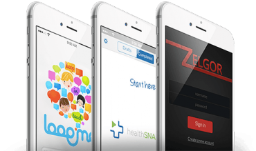 Example of mobile applications developed by ASSIST Software's team